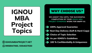 IGNOU MBA Project Topics